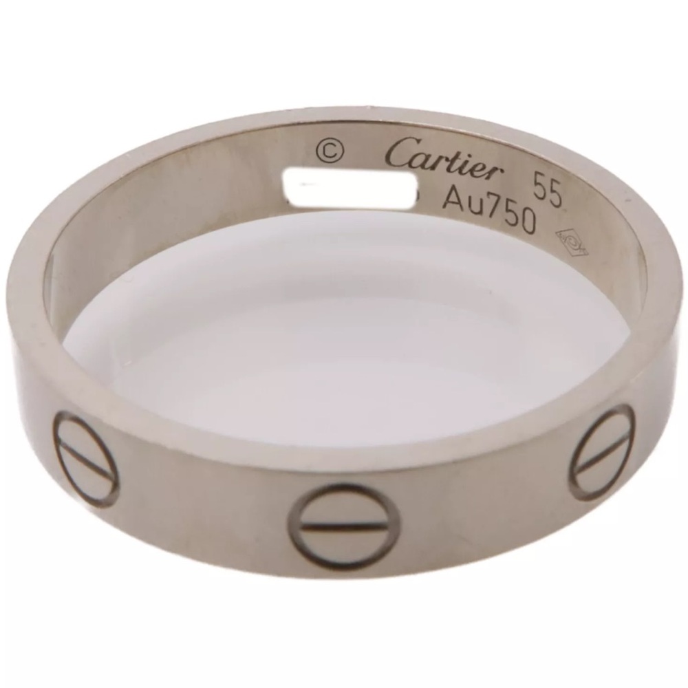 💎✨AUTHENTIC ✨💎LOVE RING WHITE GOLD CARTIER - Picture 5 of 11
